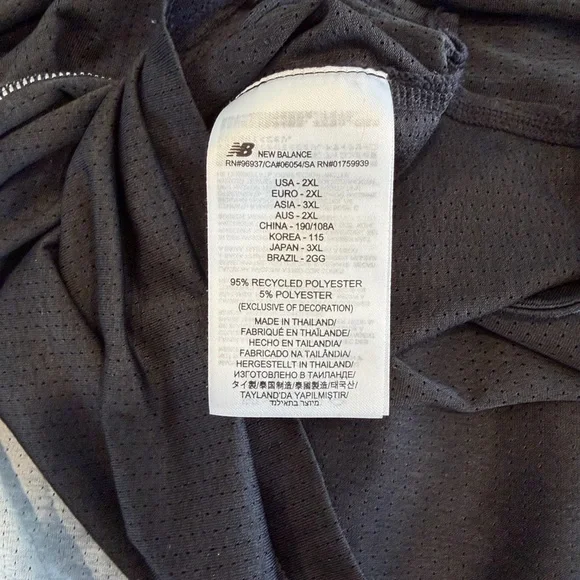 3 New Balance Men's Gray, Black and Navy Short Sleeve Tees - Picture 7 of 7